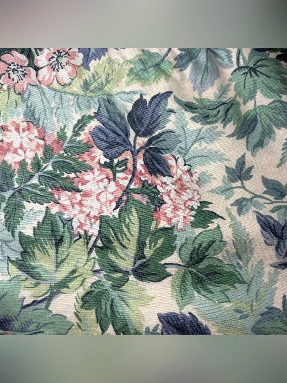 Set of 2 Laura Ashley Ashbourne Rod Pocket Valances 17.5